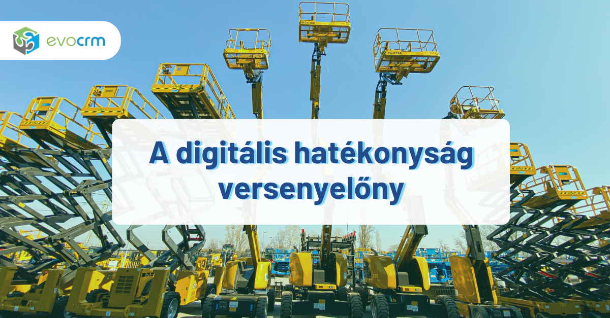 a digitális hatékonyság versenyelőny